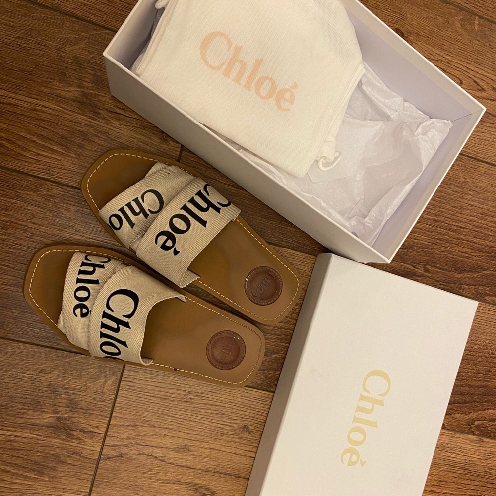 Chloe woody sandals size 36